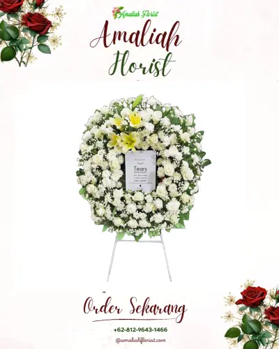 Krans Bunga Duka Cita di Singamerta